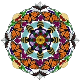 Pollinator Plot Mandala