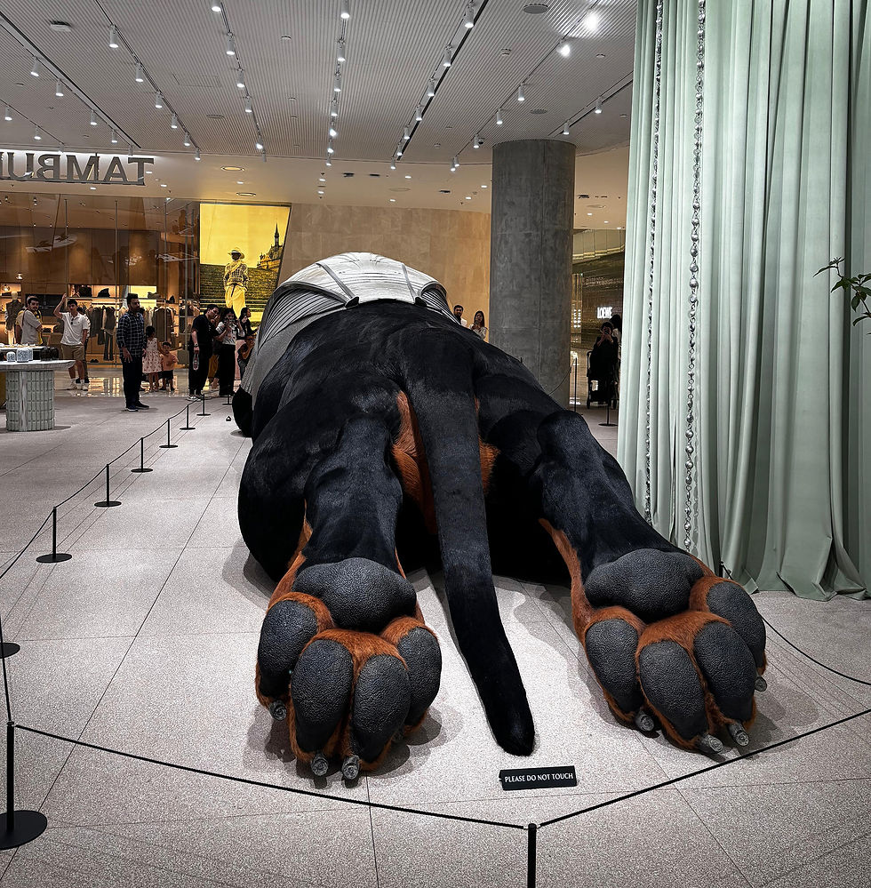 Devasa kinetik heykel Sunshine  