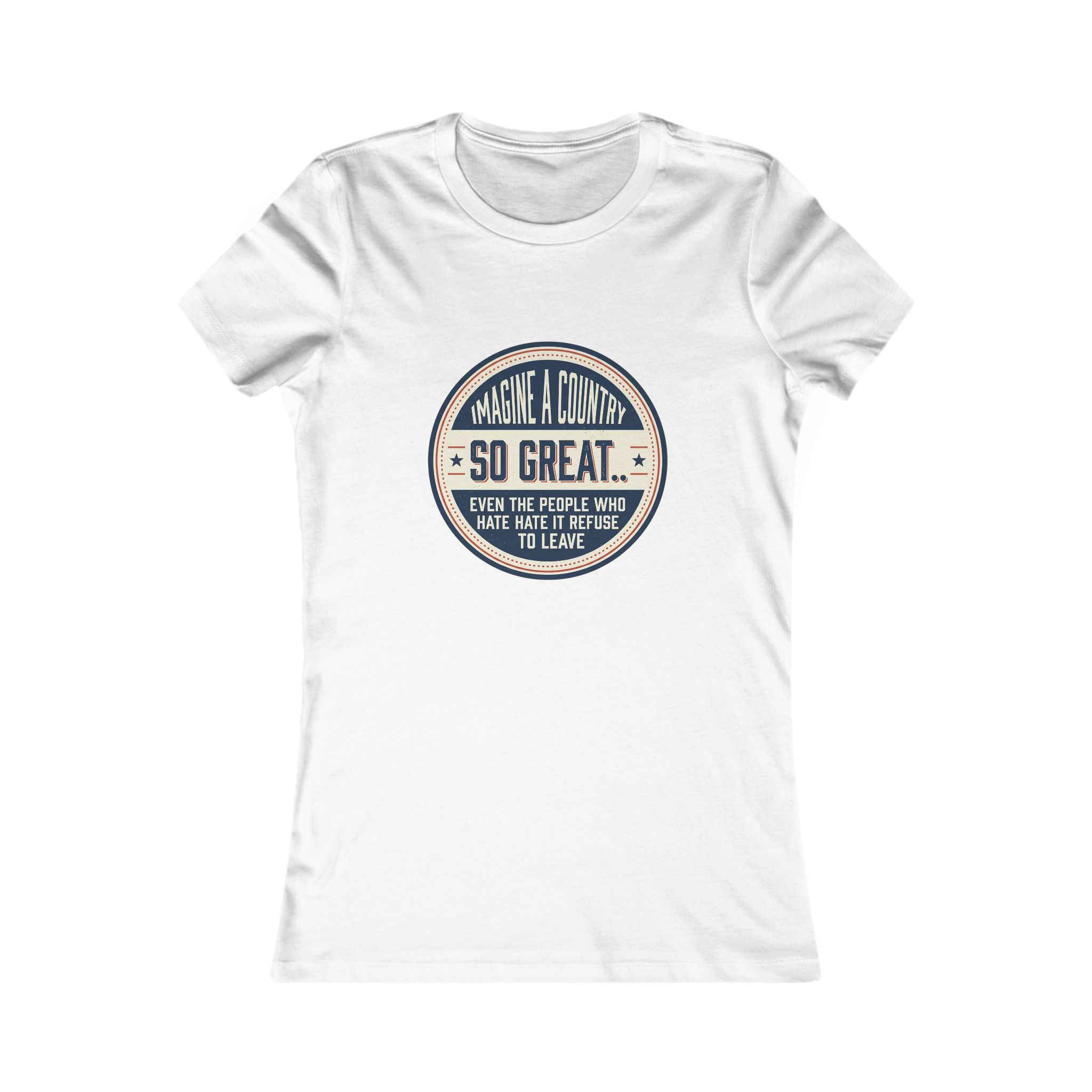 Patriotic Vintage Tee Women's Slim Fit