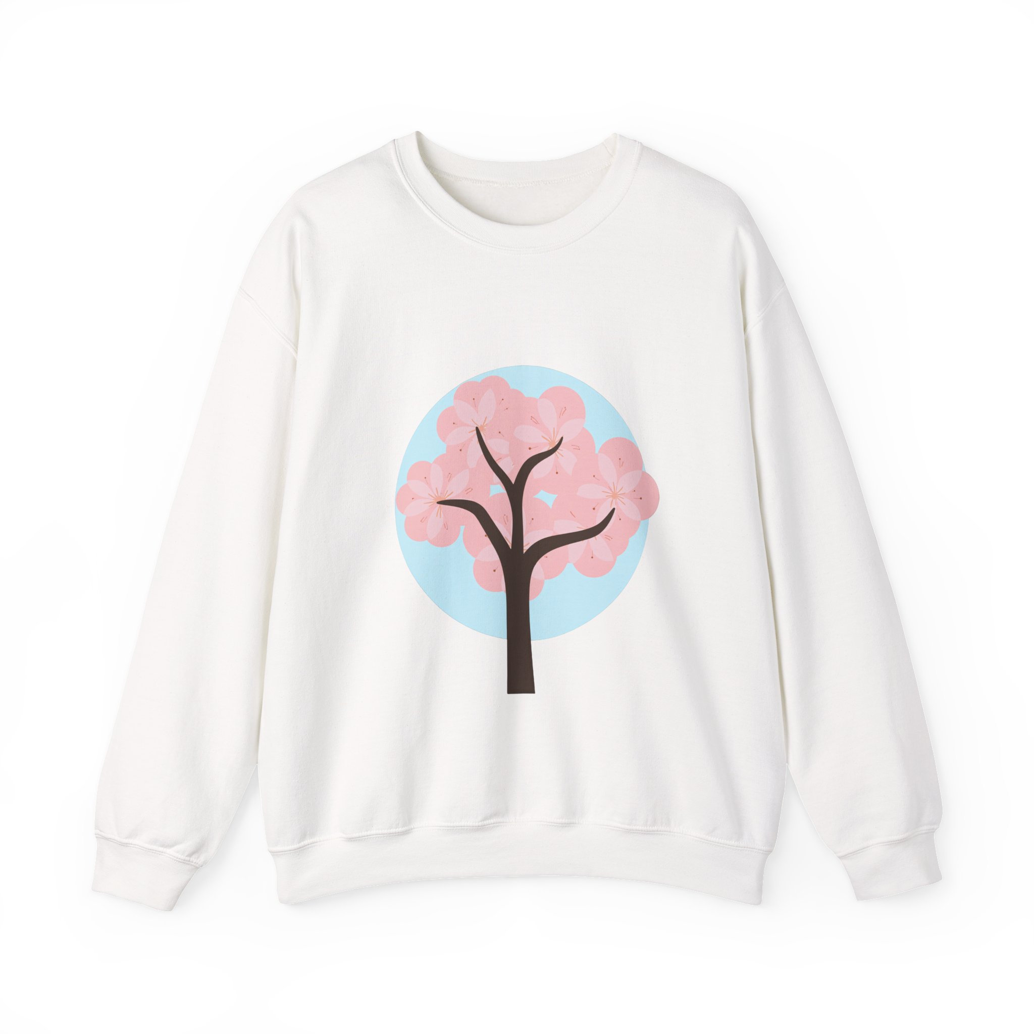 Cherry Blossom Sweatshirt Pastel Pink Floral Hoodie