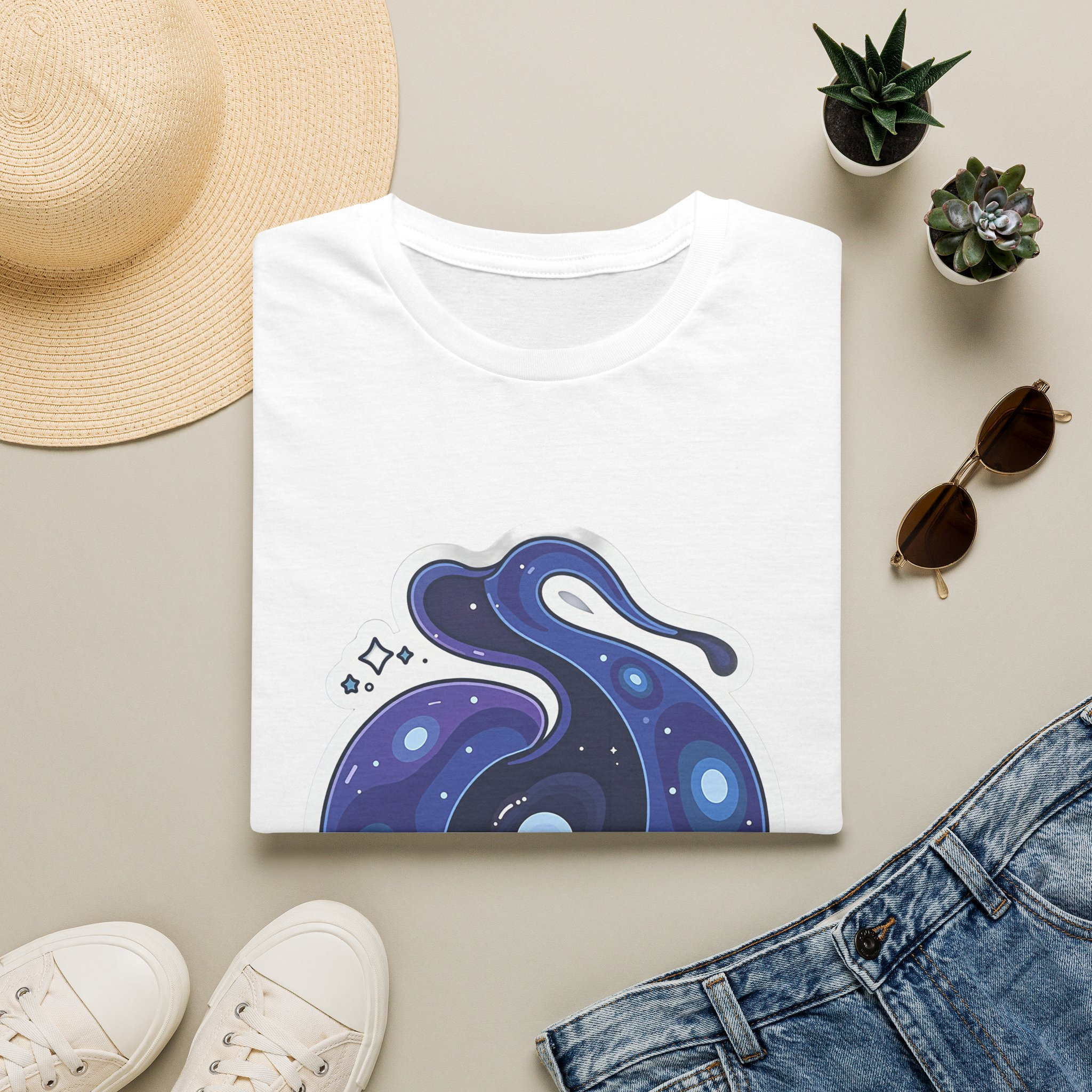 Spiral Galaxy Art Tee