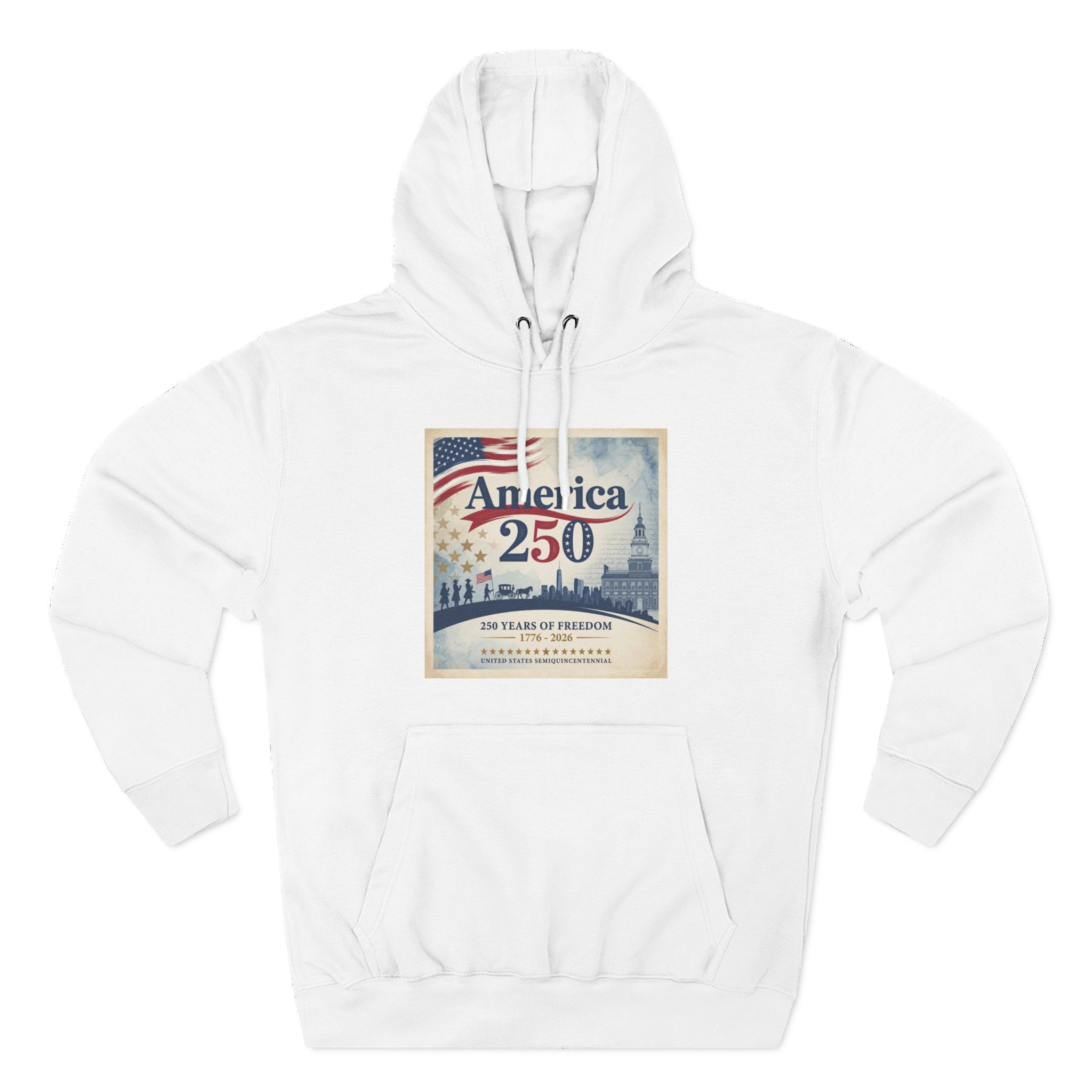 USA 250th Anniversary Patriotic Hoodie