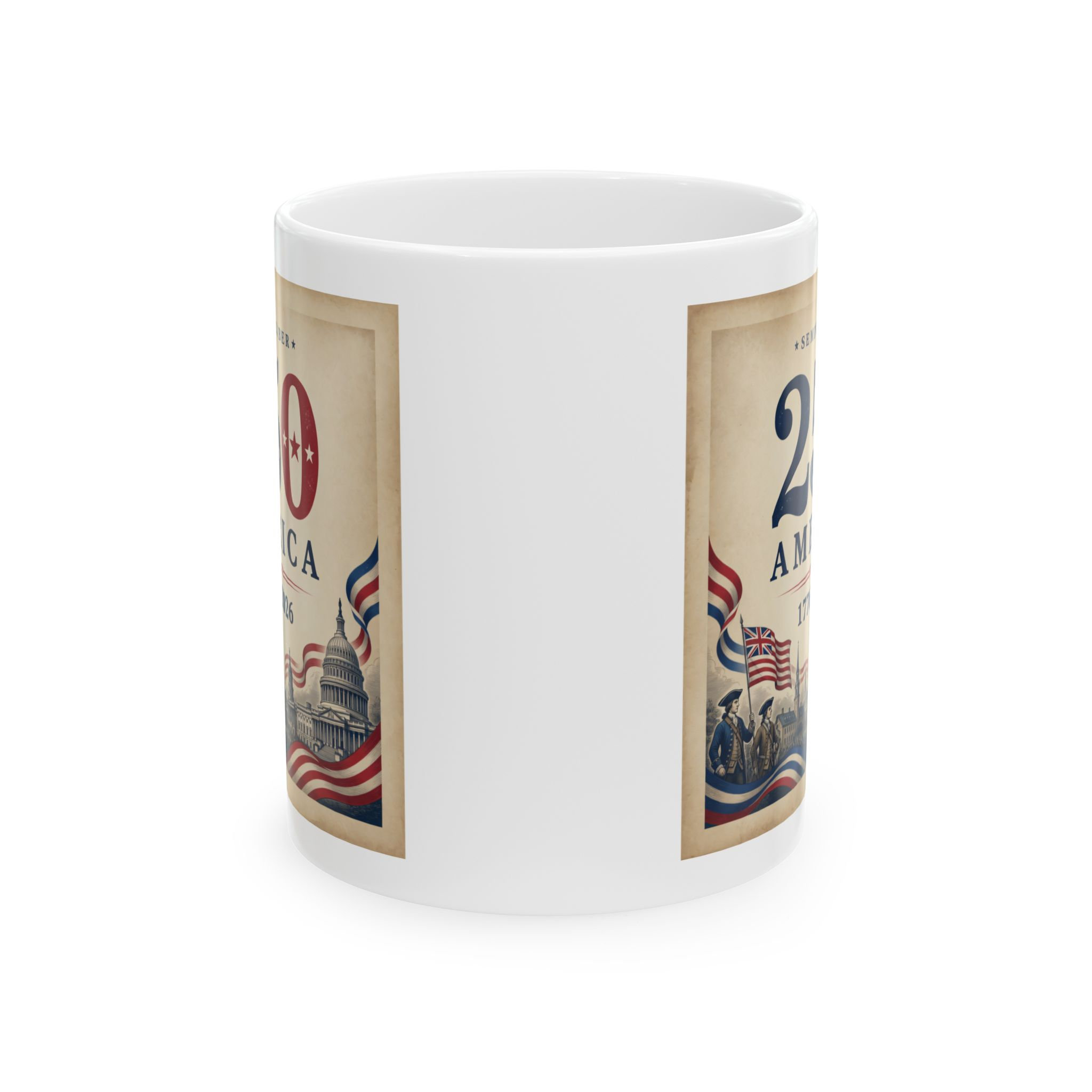 Patriotic US Flag Mug