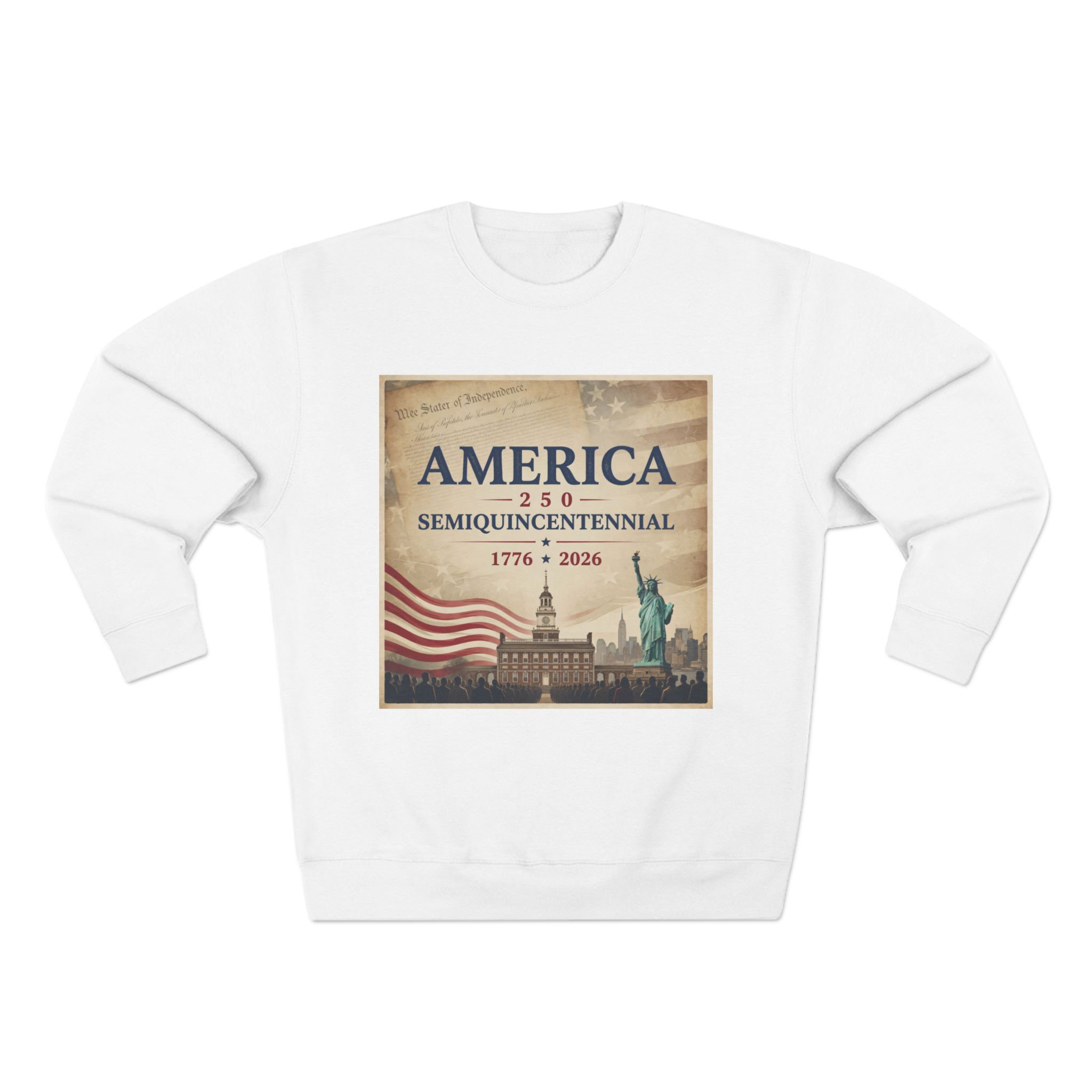 America 250 Patriotic Crewneck Sweatshirt