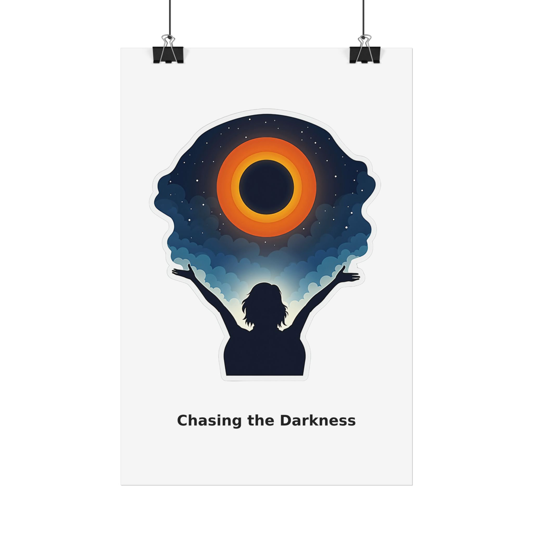 Eclipse Poster Astronomy Art