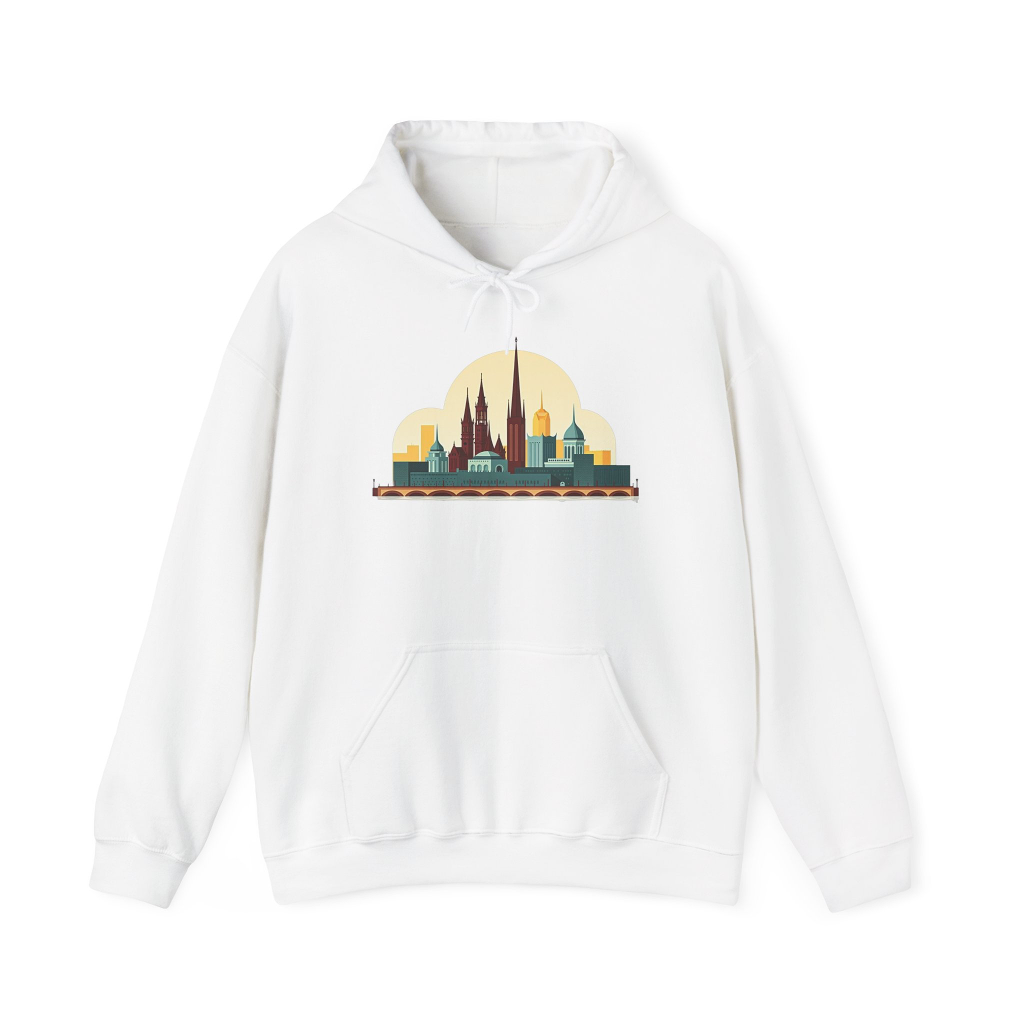 Retro City Skyline Hoodie
