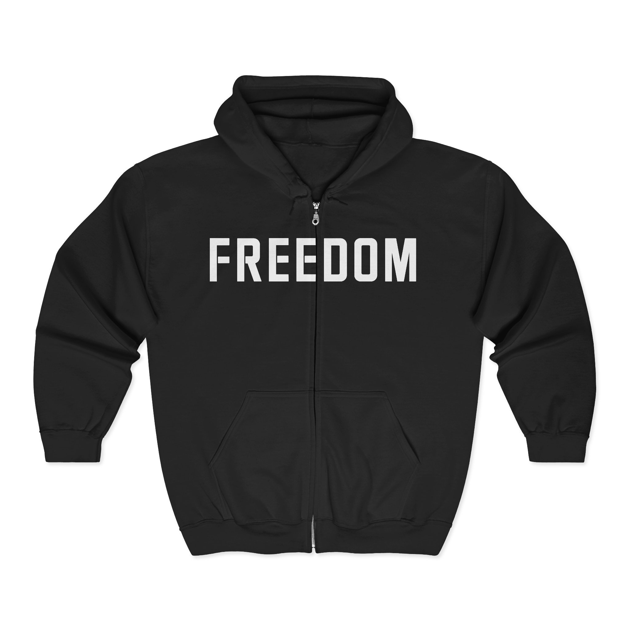 USA Flag Zip-Up Hoodie Patriotic Outerwear