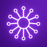 Pictograph to logo pale neon purples vectorised 1 Khordiafy.png