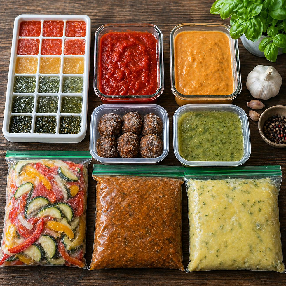 Meal Prep einfrieren: Was sich wirklich lohnt und was du lieber lässt