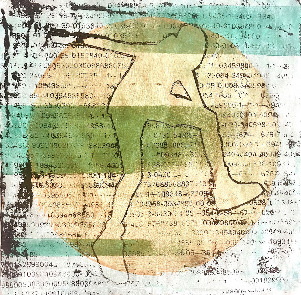 Image features an outline of a boy playing football, overlaid on a background series of numbers.