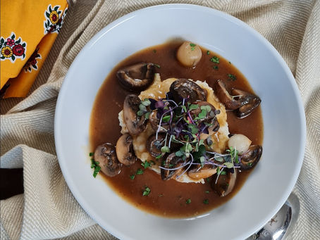 Vegetarian (no beef) Bourguignon