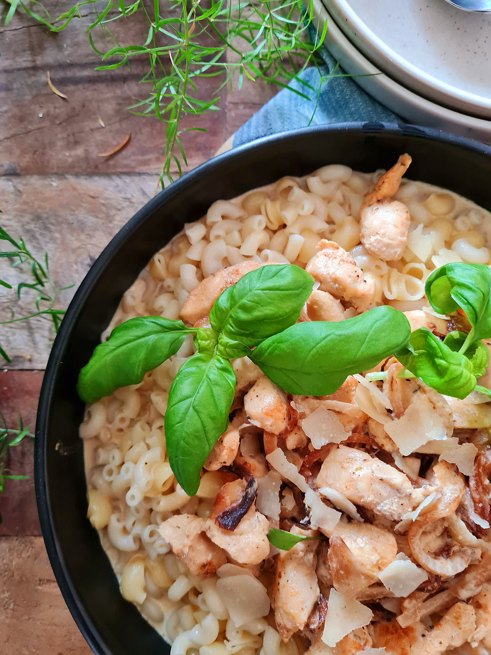 Chicken Tetrazzini Comfort Bowl
