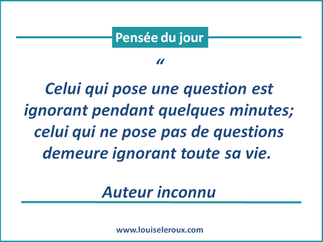 Pensée du jour