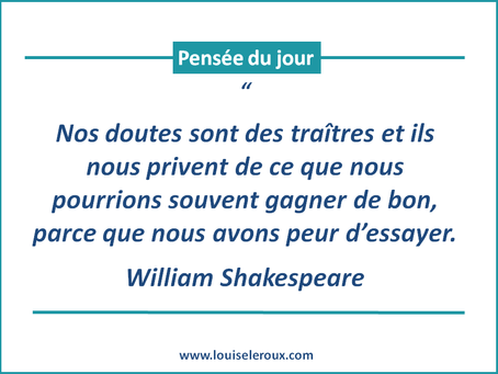 Pensée du jour