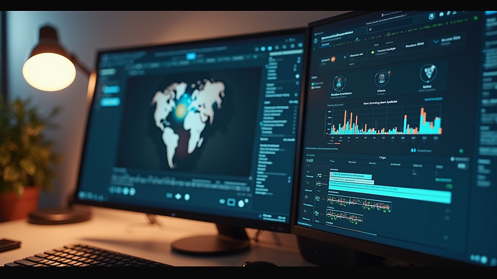 Wide angle view of a dynamic screen showing various components in a Power Apps editor