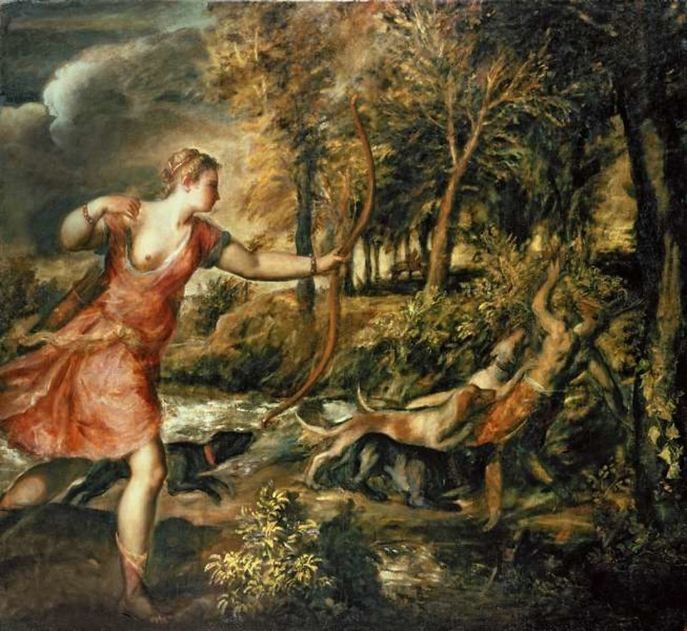 The Death of Actaeon by Titian