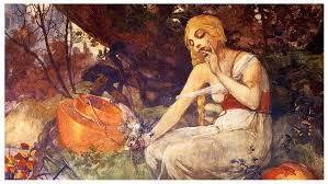 Ganieda, Prophetess. Alphonse Muchaeg