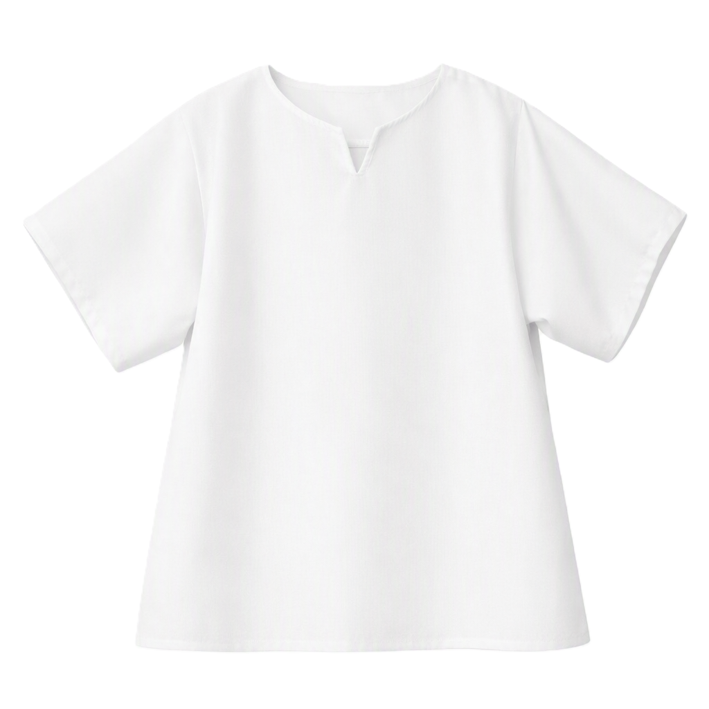 BATA DE TACTEL BRANCA S/ RENDA - P