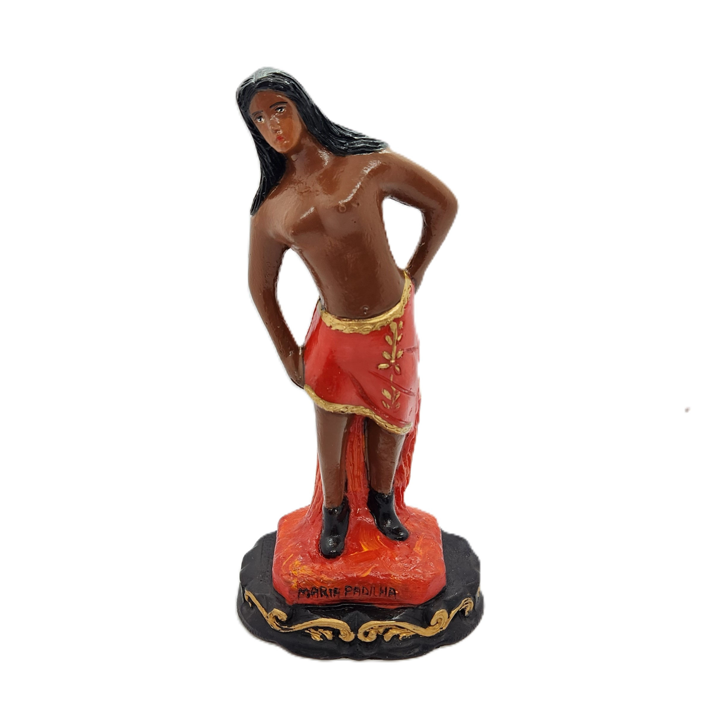 POMBA GIRA MARIA PADILHA RESINA 20CM