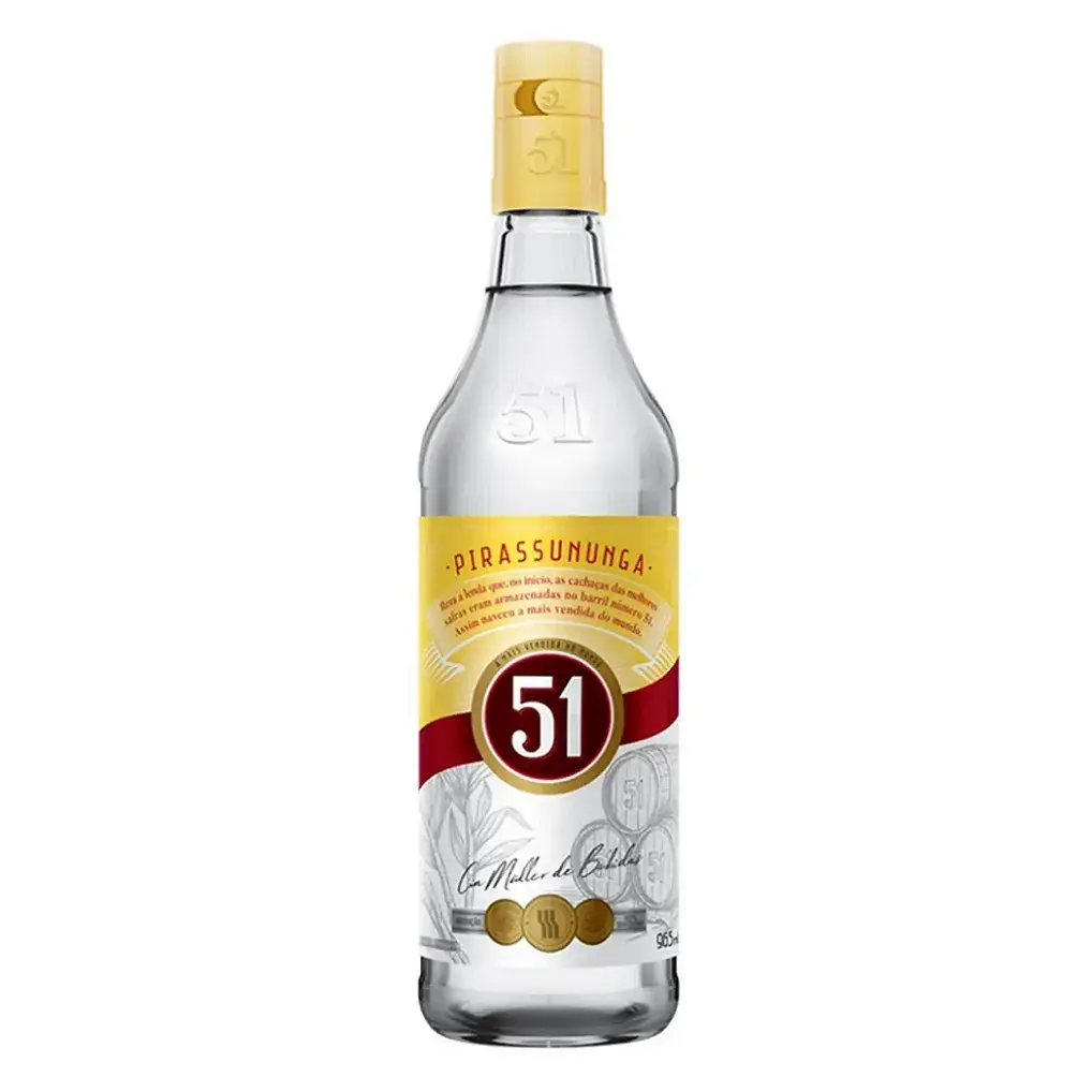 CACHAÇA 51 PIRASSUNUNGA 965ML