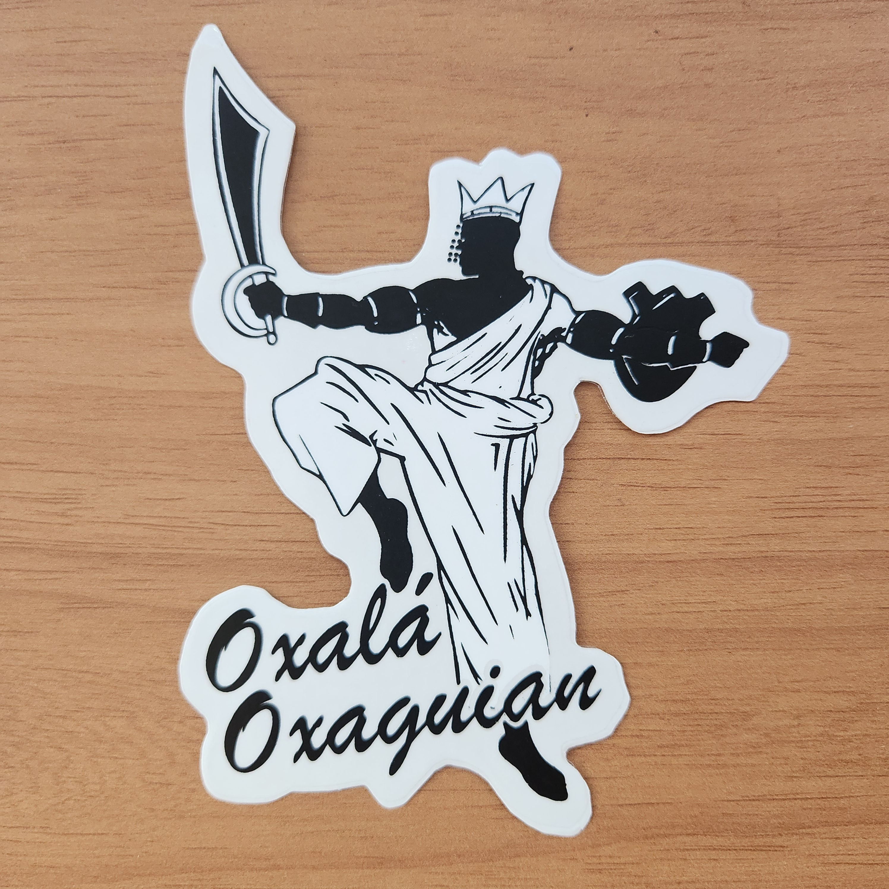 ADESIVO ORIXÁ 13CM - OXALÁ OXAGUIÃ (CORPO)