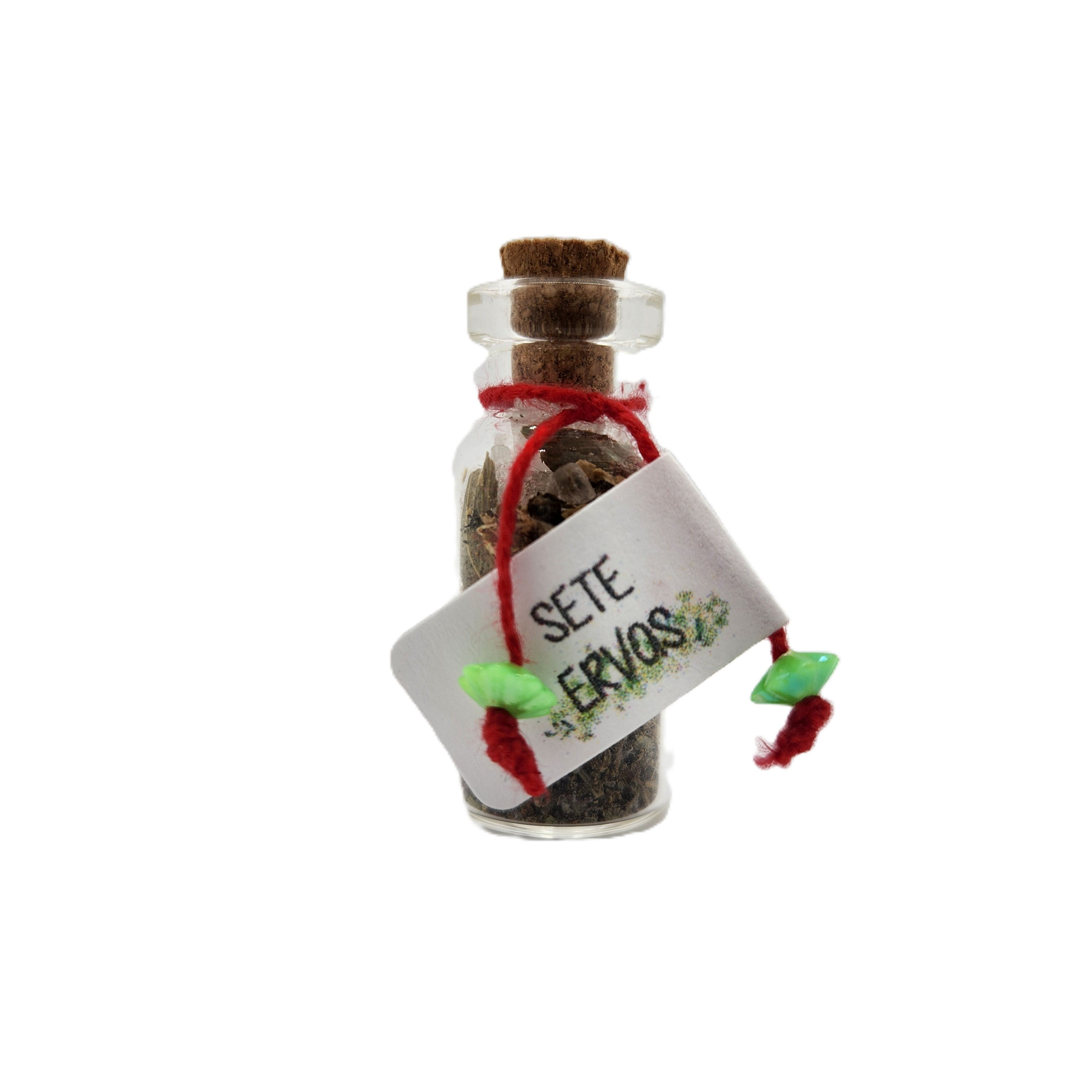 POTINHO DE VIDRO 03ML - SETE ERVAS