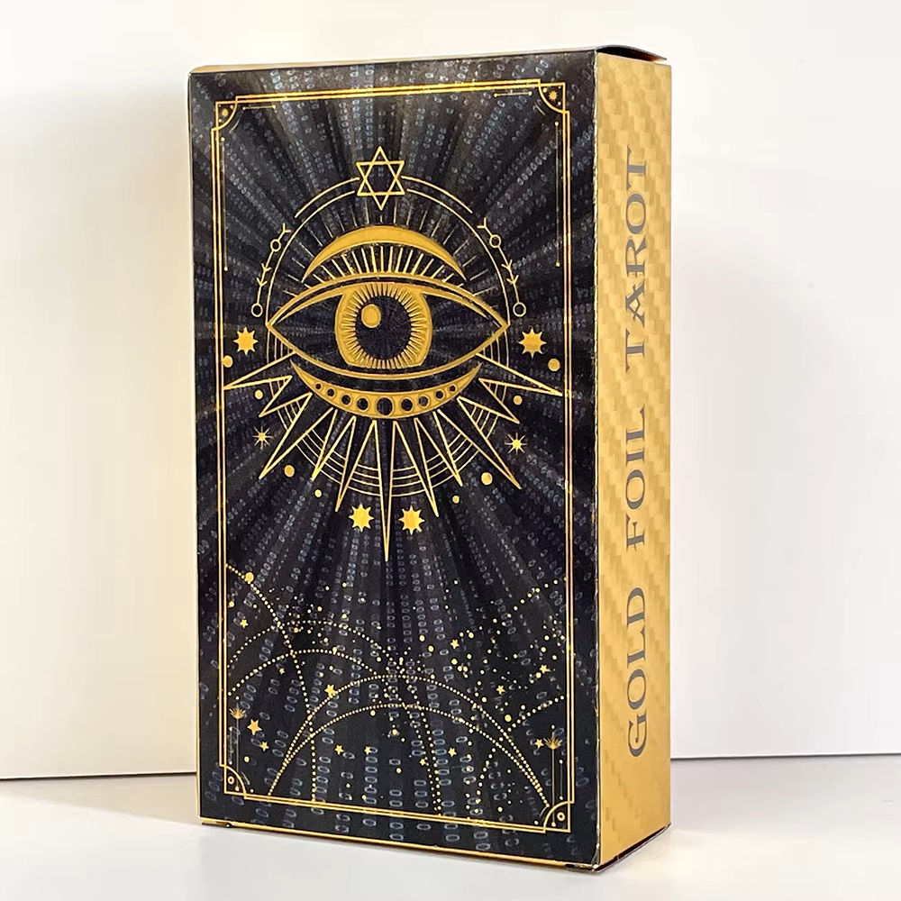 TAROT DE WAITE DOURADO TERCEIRO OLHO 78 CARTAS (INGLÊS)