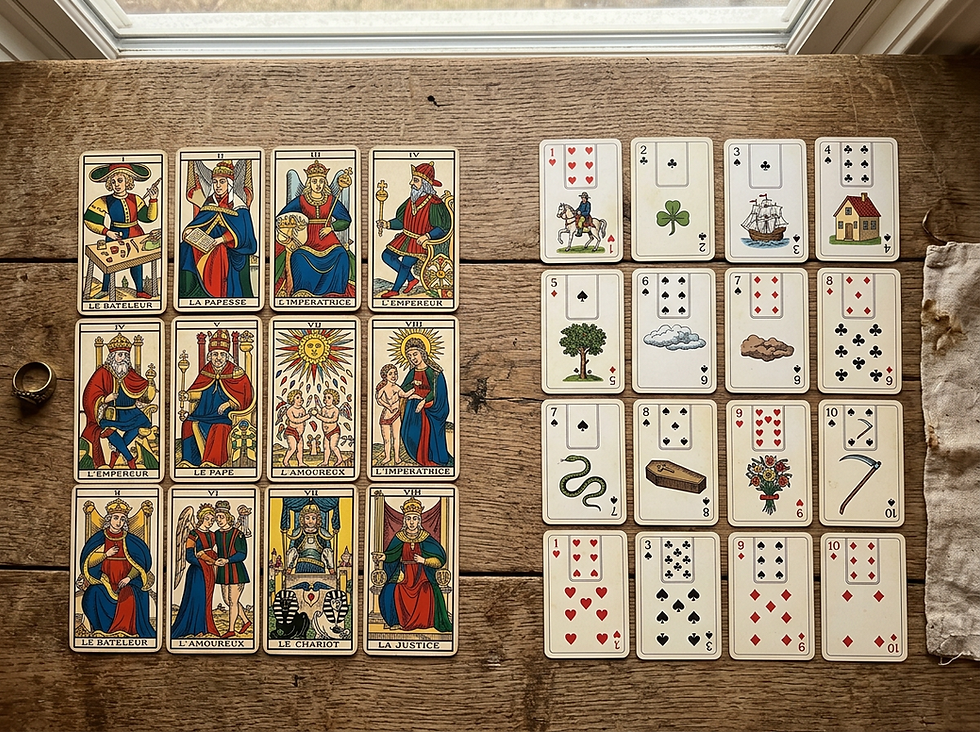 Tarot Cigano e Tarot de Marselha: Entenda as diferenças entre essas tradições