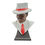 Miniatura: BUSTO ZÉ PILINTRA DE RESINA 23CM