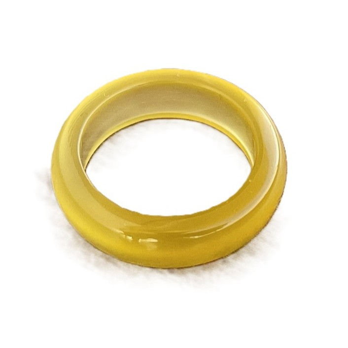 ANEL DE ÁGATA AMARELA