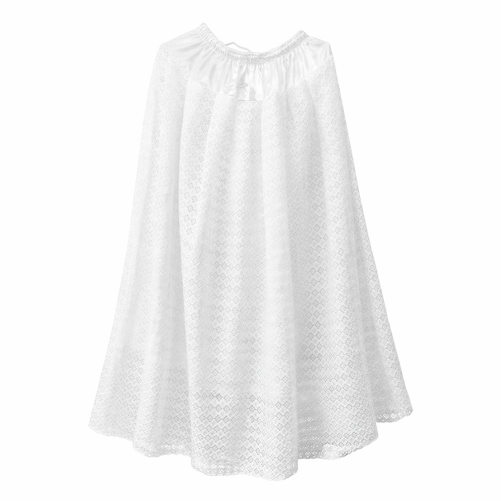 SAIA DE CETIM 1M C/ - RENDA BRANCA