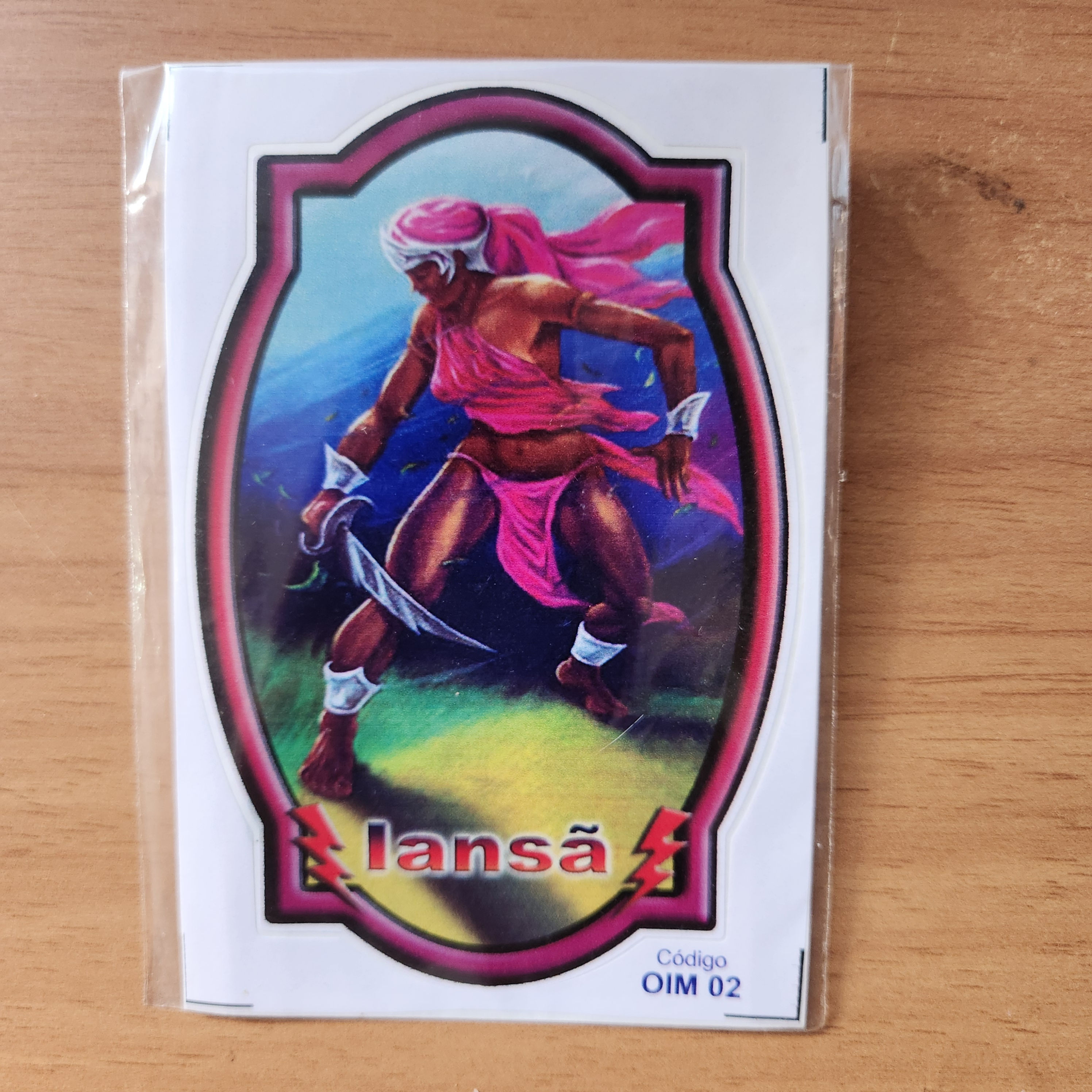 ADESIVO MEDALHÃO 12CM - IANSÃ AFRICANA