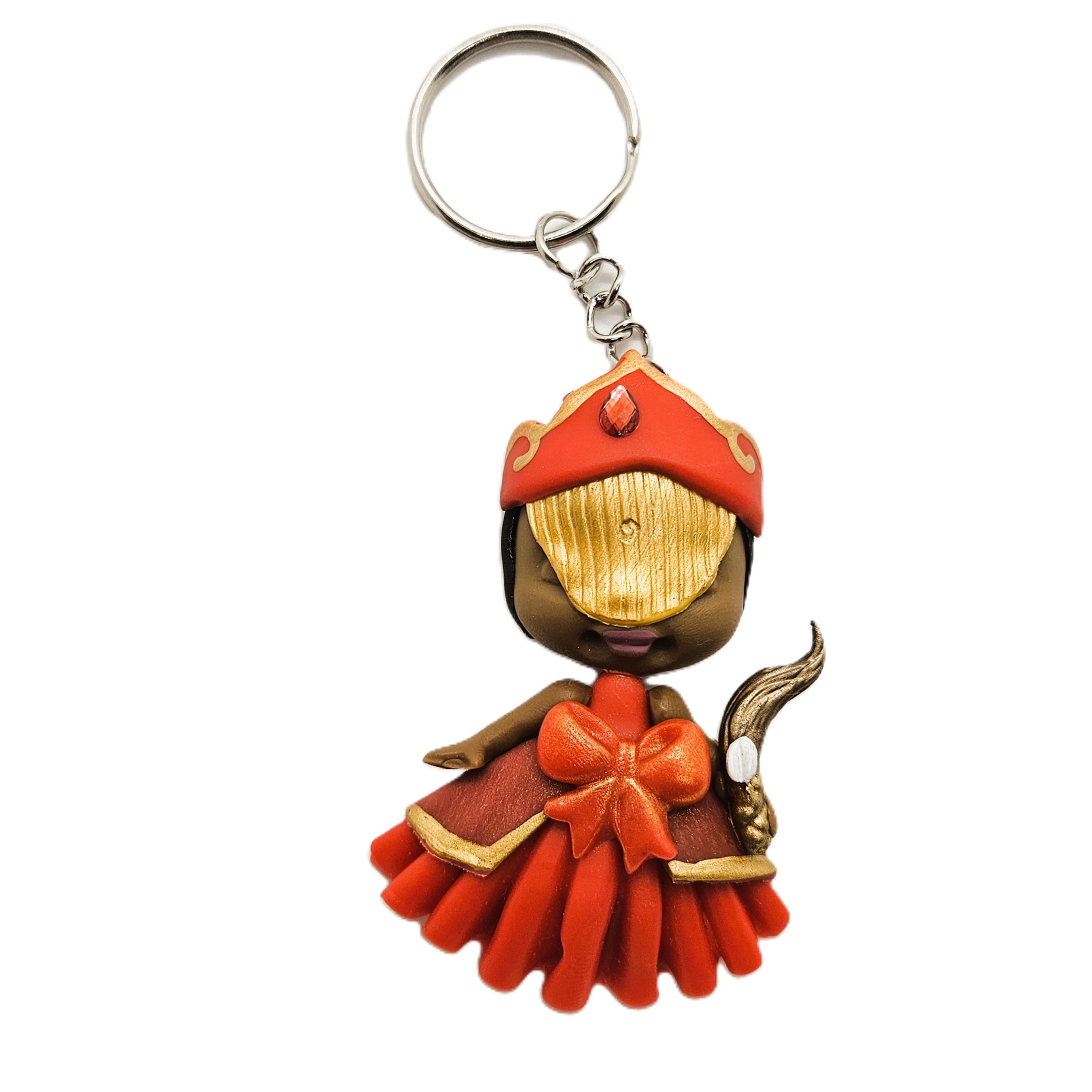 CHAVEIRO DE BISCUIT 7CM - IANSÃ