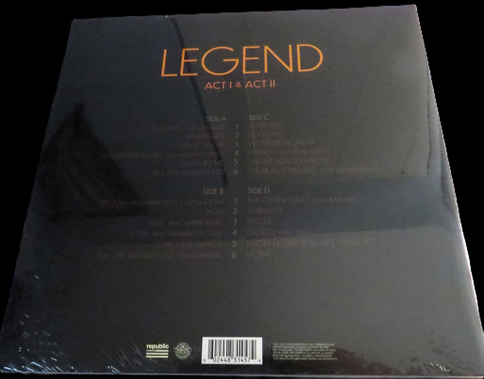 John Legend - LEGEND Translucent Orange - Back