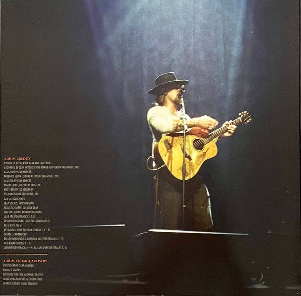 Jackson Dean – Live At The Ryman-Back