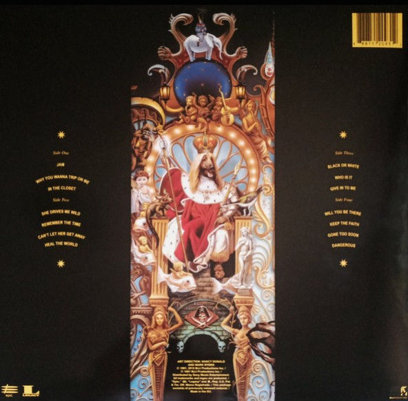 Michael Jackson – Dangerous - Back