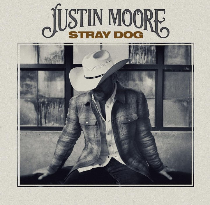 Justin Moore - Stray Dog Opaque Tan Vinyl LP - Front