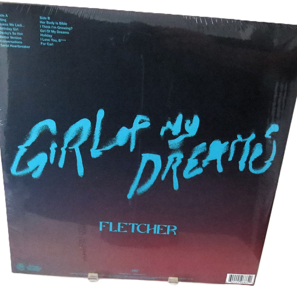 Fletcher: Girl of My Dreams - HOT PINK VINYL LP - Back