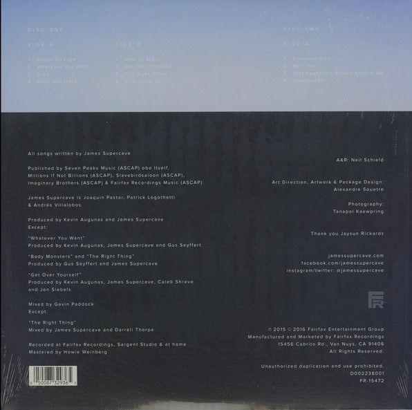 James Supercave - Better Strange - Back