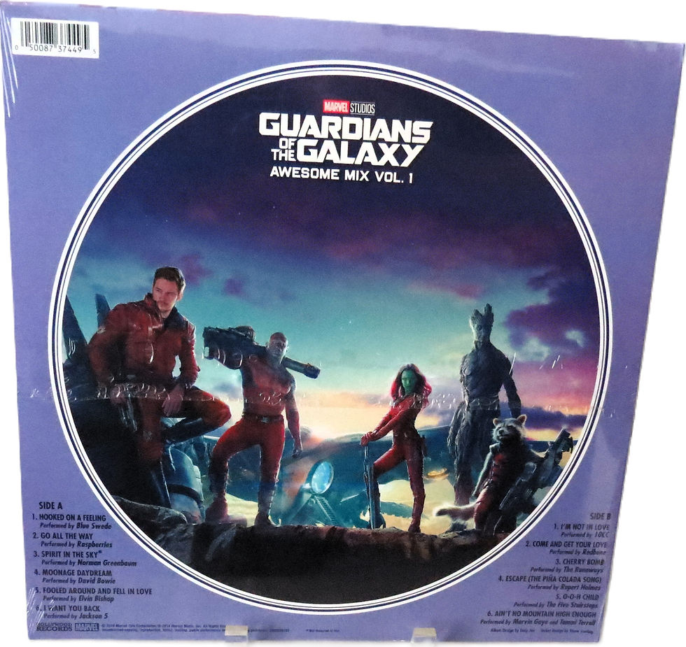 Guardians Of The Galaxy Awesome Mix Vol.1 Back