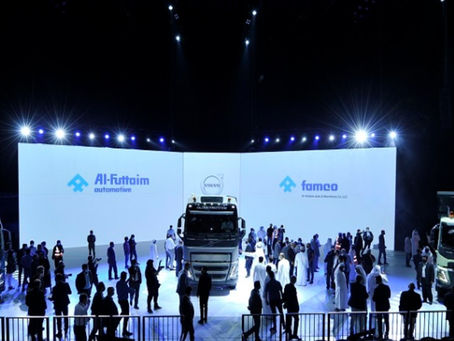 FAMCO delivers the first batch of Volvo Tractor trucks in Abu Dhabi, UAE