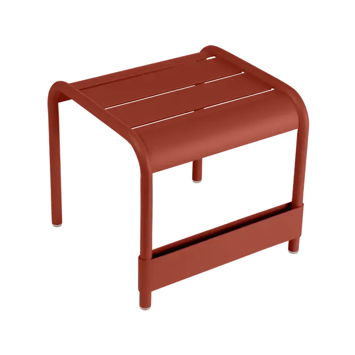 LUXEMBOURG SMALL LOW TABLE / FOOTREST 44 X 42 CM Red Ochre