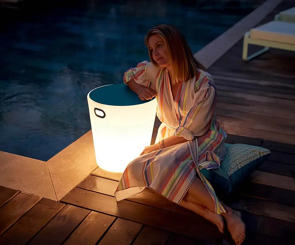 Miniatura: INOUI LIGHTING STOOL Acapulco Blue