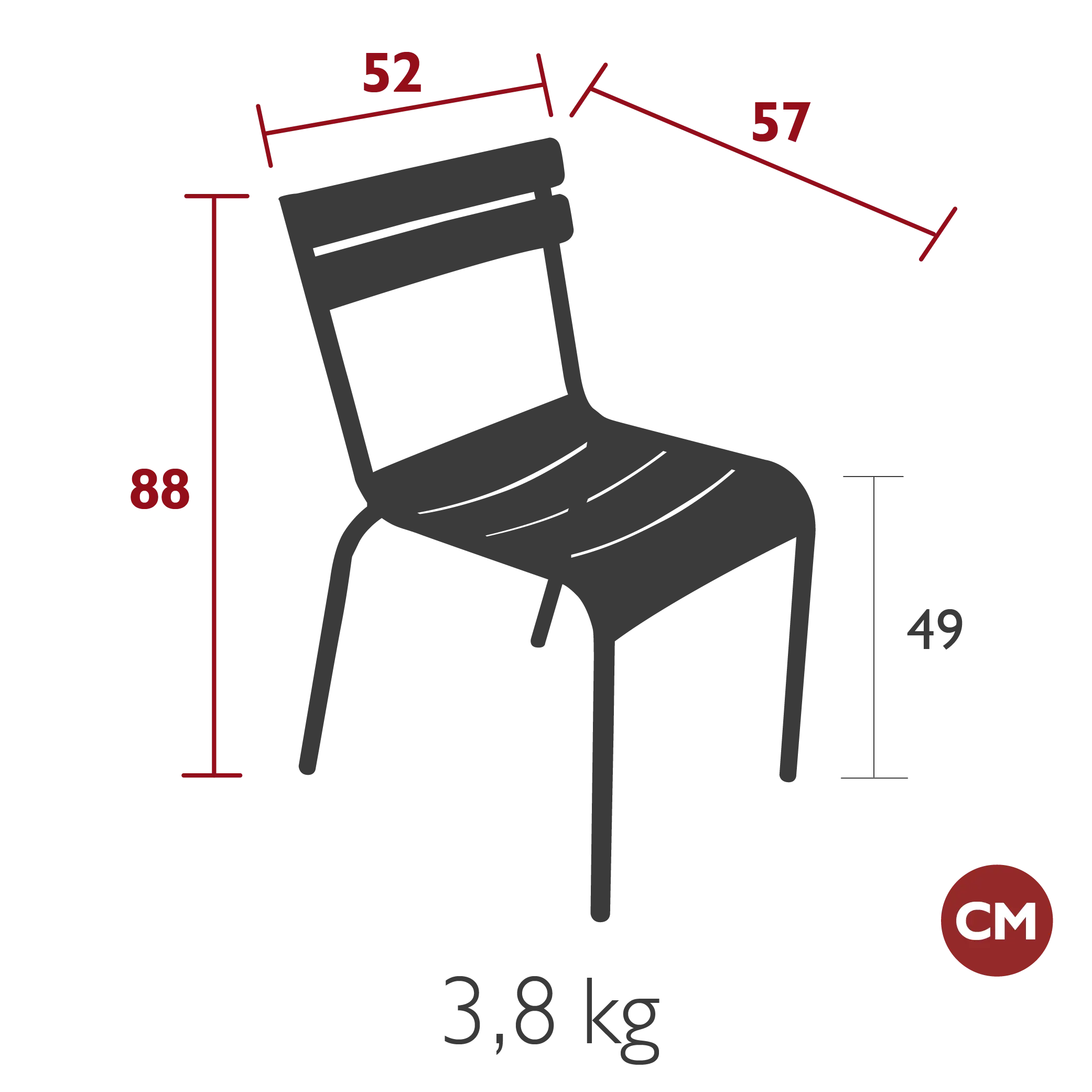 LUXEMBOURG  CHAIR Rosemary