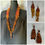 Thumbnail: Gleeful Hand-Stitched and Bead Afrikan Fabric Tassel Necklace