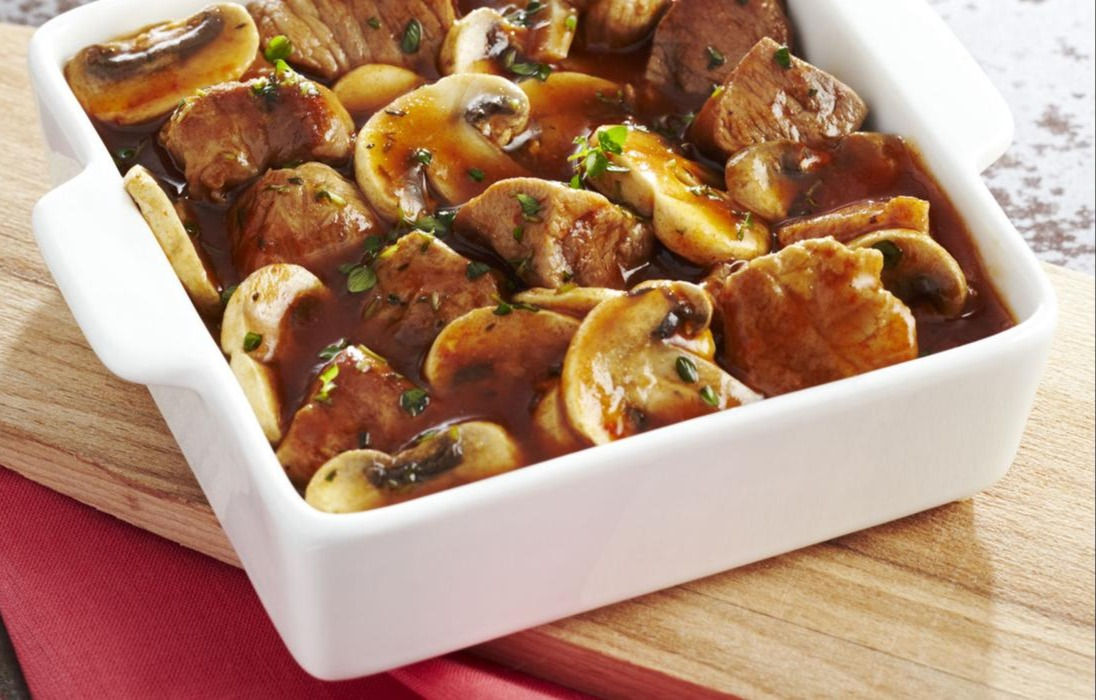 Sauté de Porc - Sauce aux champignons