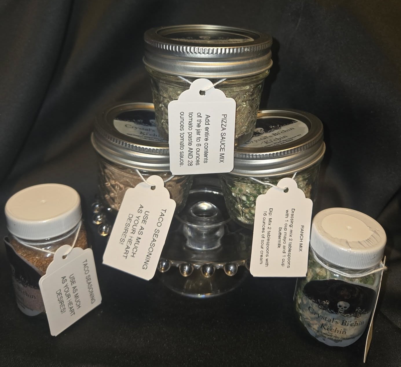 Arranged Food and Objects