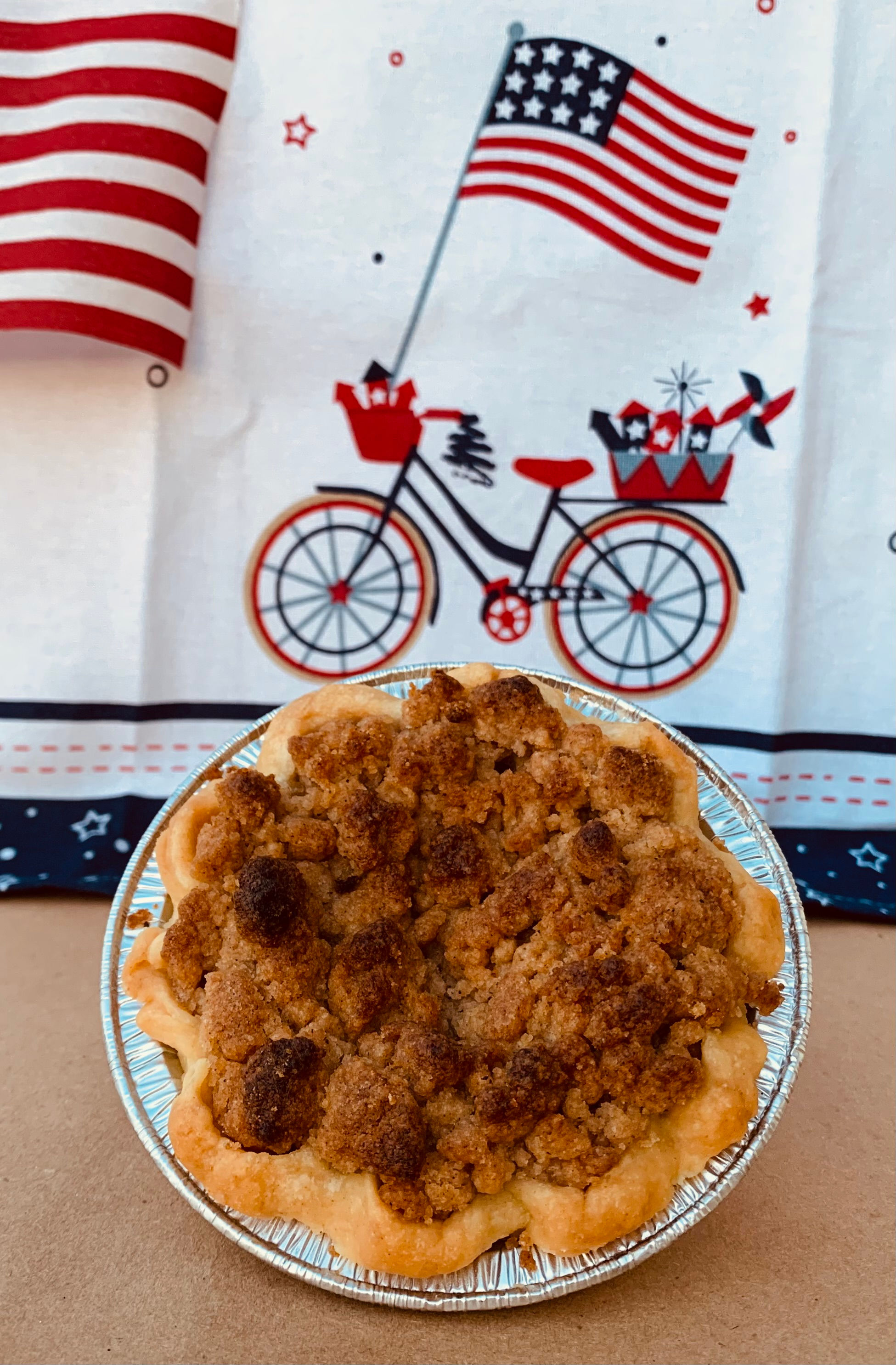 apple streusel pie
