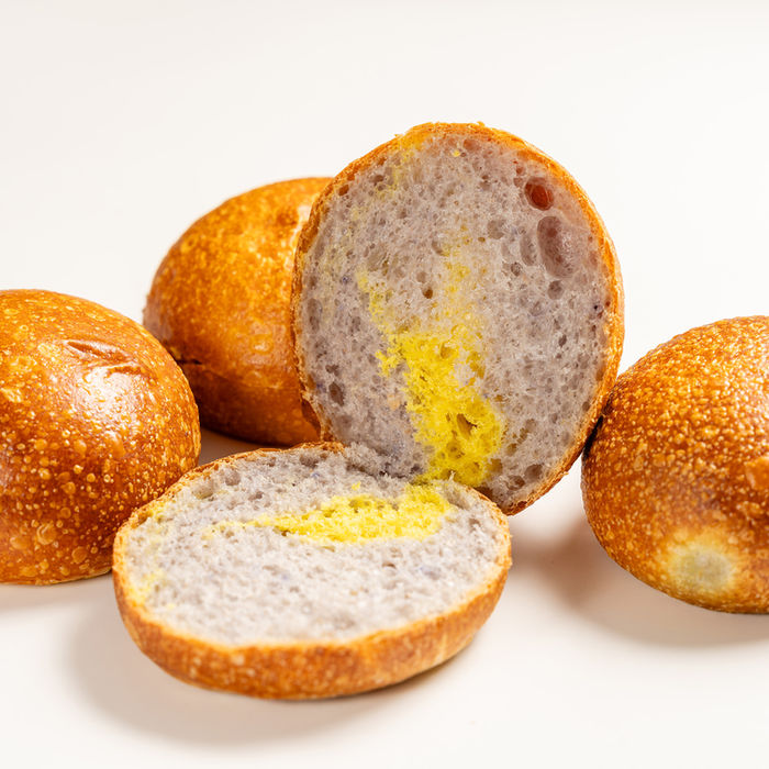 An organic bun from Hasi bakery.