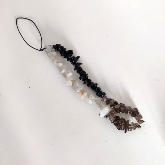 Moonstone bracelet with 925 silver beads